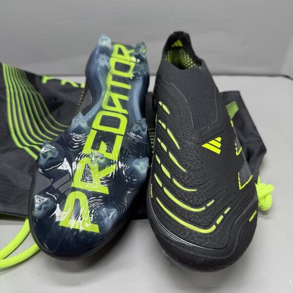 Adidas MEN Predator Elite Laceless FG Electric Stealth Pack JI1078 Size 8.5 NEW main image 13